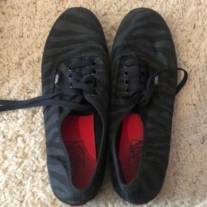 Women’s Zebra Vans